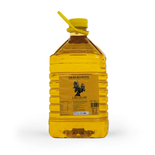 Olio di Oliva I Secolari Del Mediterraneo 5 Litri PET